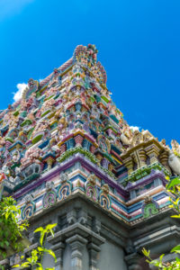 Hindu Tempel, Sri Navasakthi Vinayagar Temple, Victoria, Seychellen, Indischer Ozean, Afrika Hindu Tempel, Sri Navasakthi Vinayagar Temple, Victoria, Seychellen, Indischer Ozean, Afrika